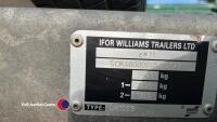 Ifor Williams LM105G trailer, very light use from new, gwo - 6