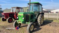 John Deere 2140 2wd tractor, SG2 cab, radio, pick up hitch, drawbar, top link, spool valve and V5, good starter and runner, 1983, EWR - V5 in office, key in office - 2