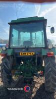 John Deere 2140 2wd tractor, SG2 cab, radio, pick up hitch, drawbar, top link, spool valve and V5, good starter and runner, 1983, EWR - V5 in office, key in office - 5