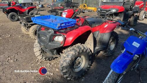 Honda 500 quad bike, good working order, recent new tyres, key in office