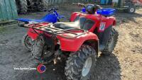 Honda 500 quad bike, good working order, recent new tyres, key in office - 3
