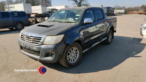 2014 Toyota Hi-Lux 3.0 D-4D 4x4 double cab pick up - 00’s 243003 - MOT expired, - been used as off road farm run round, still sound runner, NV63 DCE - 1 owner from new - HPi clear - Spares or repair- V5 in office