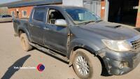 2014 Toyota Hi-Lux 3.0 D-4D 4x4 double cab pick up - 00’s 243003 - MOT expired, - been used as off road farm run round, still sound runner, NV63 DCE - 1 owner from new - HPi clear - Spares or repair- V5 in office - 11