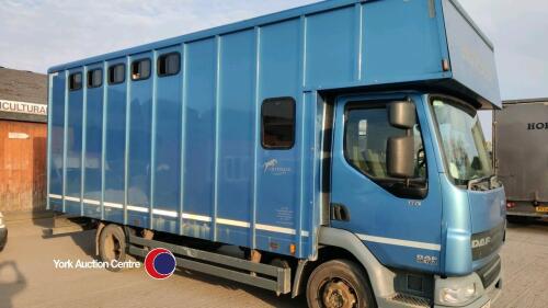2013 DAF LF45 4 stall horsebox, 7.5t - MOT 28.02.26 - 1 owner from new - HPi clear - 6 weekly checked - 00’s 454737 km - NU63XBY- V5 in office, key in office