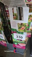 5 x red gooseberry, Ribes Uva Crispa, Captivator 2l pot, 40cm above pot
