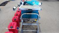 Makita saw bench on transport trolley - 2
