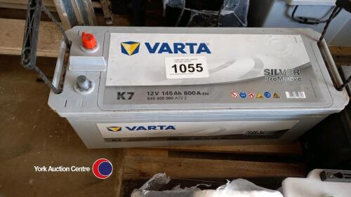 Varta 145amp battery, unused