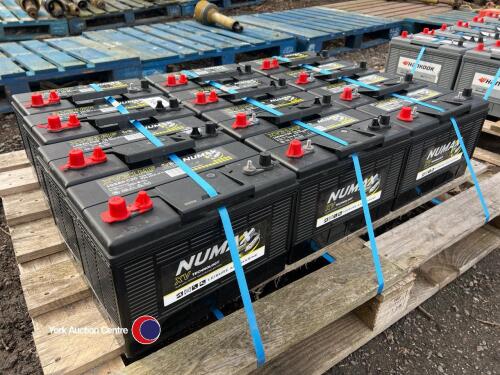 12 x 12v leisure batteries