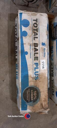Mole Valley total bale plus plastic wrap