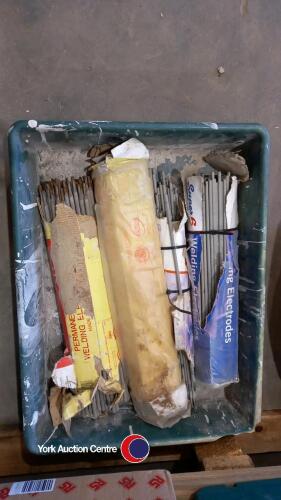 Quantity of arc welding rods