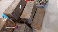 5 x Army ammunition boxes