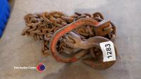 Heavy duty farm tow chain