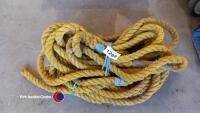 2 x heavy duty ropes
