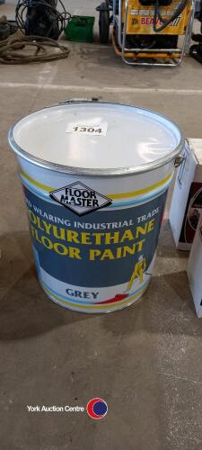 Grey floor paint
