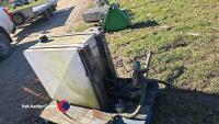 Aluminium tipping tank with valve & pipes - 3