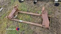 Euro tractor loader headstock/conversion plate