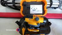 Brand new construction dumpy level c/w tripod and staff