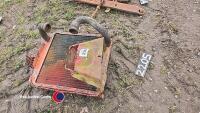 International 674 tractor radiator and PTO guard