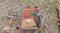 International 674 tractor radiator and PTO guard - 2