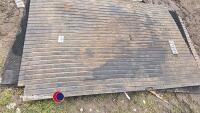 Rubber matting ex horse box - 2