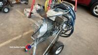 Petrol airless paint sprayer, Honda engine