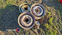 4 x trailer suspensions and 4 x 10in wheel rims - 2