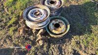 4 x trailer suspensions and 4 x 10in wheel rims - 3