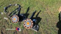 2 x New Holland combine rear axle steering hubs