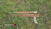 Set of 9 hole bar and stays MF 35 /T20