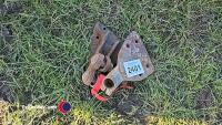 2 x Ransome plough skimmer feet - 2