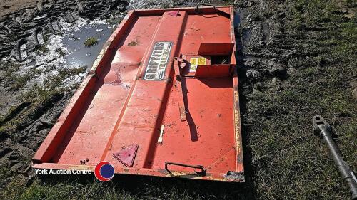12T grain trailer back door