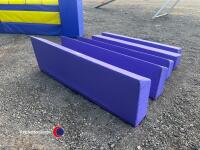 5 x pieces soft long jump in purple - 3