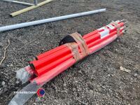 Set of 12 new stick in the ground weave poles with spacer - 3