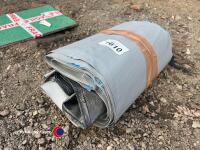 10 x brand new sandbags, grey with blue wear strip