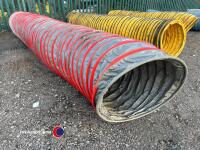 Grey with red binding 5m anti-slip tunnel - 2