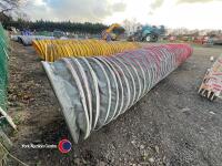 Grey with red binding 5m anti-slip tunnel - 3