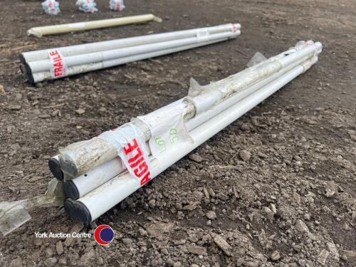 6 x 4ft European style jump poles