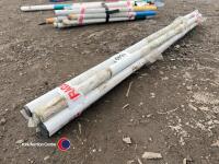 6 x 4ft European style jump poles - 2