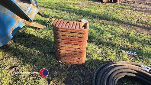 10 x Massey Ferguson front weights