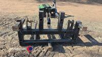 Reel holder for bale wrapper - 3