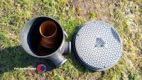 Drainage chamber and cover - 2