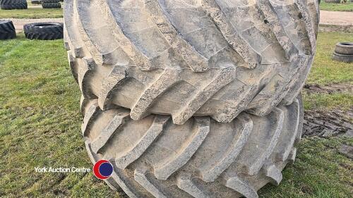 Pair of Trelleborg IV 710/70 R42, 80% tread remaining