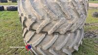 Pair of Trelleborg IV 710/70 R42, 80% tread remaining