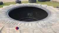 Pair of Trelleborg IV 710/70 R42, 80% tread remaining - 2
