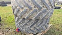 Pair of Trelleborg VF 710/60 R42, 30% tread remaining - 4