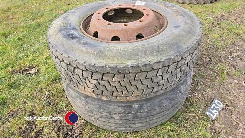Wagon wheels and tyres