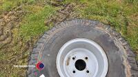 3 x as new ATV/quad trailer wheels and centres - 3