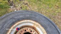 Pair 11.00-16 tractor front tyres, 90% Good - 3