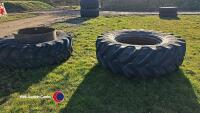 Pair 20.8R38 Stocks dual wheels - 4