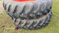 Pair 480-80R46 wheels, new Goodyear tyres - 4
